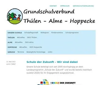 Grundschule-T-A-H.de(Grundschulverbund Thülen) Screenshot