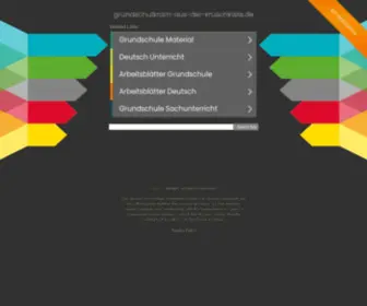 Grundschulkram-Aus-Der-Kruschkiste.de(Dit domein kan te koop zijn) Screenshot