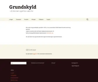 Grundskyld.dk( så dine børn også kan være her) Screenshot