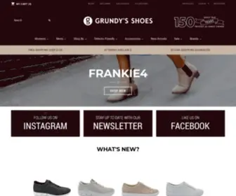 Grundysshoes.com.au(Grundy's Shoes) Screenshot