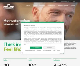 Grunenthal.nl(Grunenthal Nederland) Screenshot