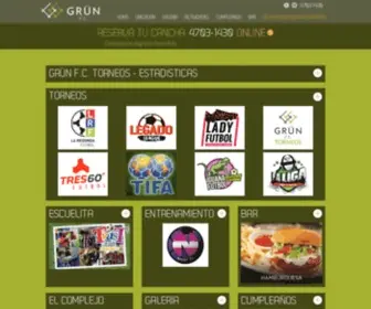 Grunfc.com.ar(GRUN F.C) Screenshot