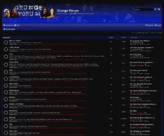 Grungeforum.com(Grunge Forum) Screenshot