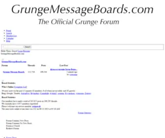 Grungemessageboards.com(Grungemessageboards) Screenshot