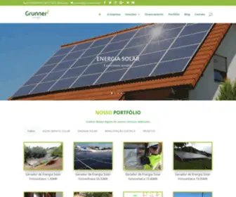Grunner.com.br(Grunner Energia) Screenshot