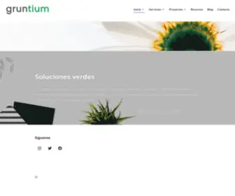 Gruntium.com(Soluciones Verdes) Screenshot