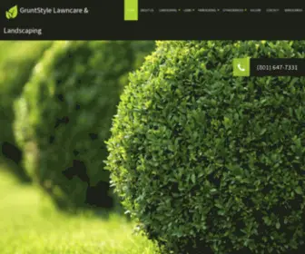 Gruntstylelawncare.com(Lawn Mowing) Screenshot