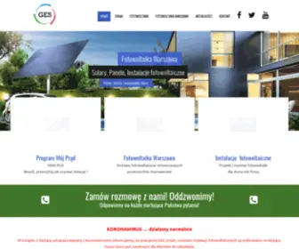 Grupaekosystemy.pl(Fotowoltaika Warszawa Grupa Eko Systemy panele fotowoltaiczne) Screenshot