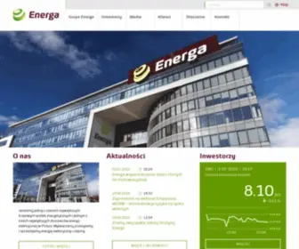 Grupaenerga.pl(Grupa Energa) Screenshot