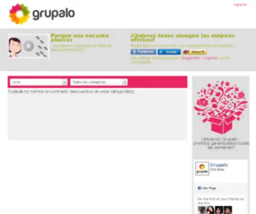Grupalo.com(Grupalo) Screenshot