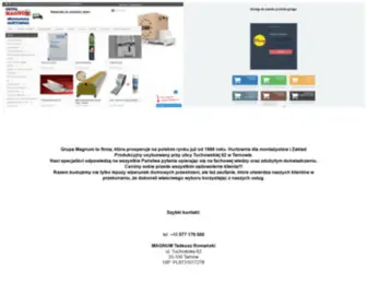 Grupamagnum.eu(Ciepły montaż okien) Screenshot