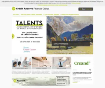 Grupcreditandorra.com(Crèdit) Screenshot