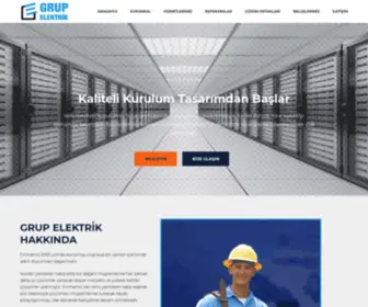 Grupelektrik.com(Ankara Veri Merkezi Kurulumu) Screenshot