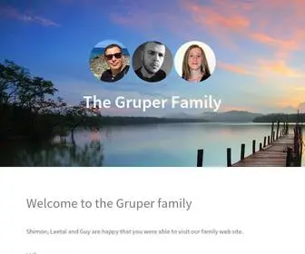 Gruper.com(The Gruper family web site) Screenshot