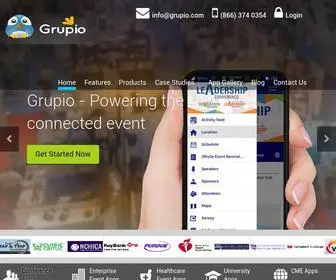 Grupio.com(Best events management and conference planning app) Screenshot