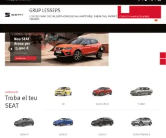 Gruplesseps.com(✅ Concessionari SEAT Barcelona) Screenshot