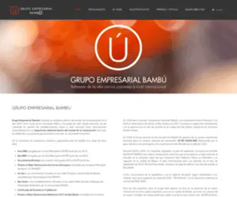 Grupo-Bambu.com(Grupo Empresarial Bambú) Screenshot