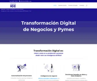 Grupo-ICC.com(Transformación Digital de Negocios) Screenshot