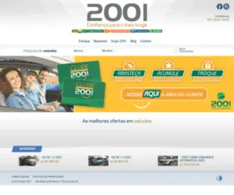 Grupo2001.com.br(2001 Multimarcas) Screenshot