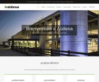 Grupoaldesa.com.mx(Grupo Aldesa) Screenshot