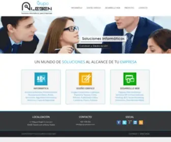 Grupoaleben.com(Servicios Informáticos para Empresas) Screenshot
