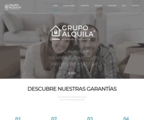 Grupoalquila.es(ALQUILER SEGURO EN MADRID) Screenshot