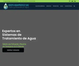 Grupoaquaproyect.pe(Grupo Aqua Proyect SAC) Screenshot