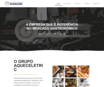 Grupoaqueceletric.com.br(Equipamentos Gastronômicos) Screenshot