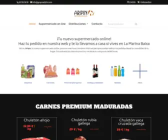 Grupoaripin.com(Aripin Supermercado online) Screenshot