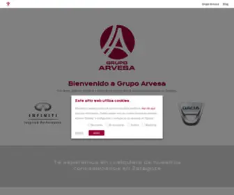 Grupoarvesa.com(Concesionarios en Zaragoza) Screenshot