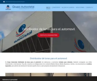 Grupoautocristal.es(CRISTALERIA DEL AUTOMOVIL Grupo Autocristal) Screenshot