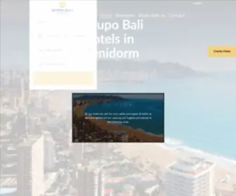Grupobali.com(Grupo Bali) Screenshot