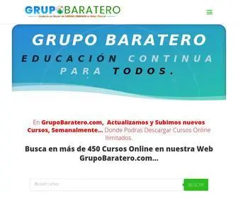 Grupobaratero.com(Cursos Online) Screenshot