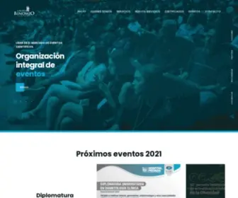 Grupobinomio.com.ar(Eventos y Congresos) Screenshot