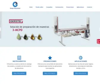 Grupobiomaster.com(Instrumentos y material de laboratorio qu) Screenshot