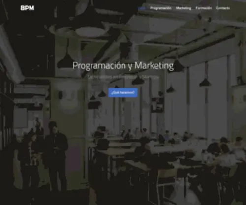 Grupobpm.es(Programación y Marketing) Screenshot