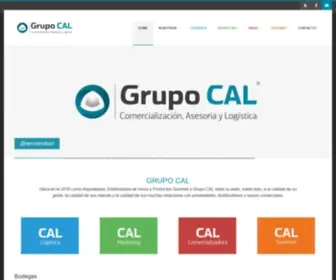 Grupocal.mx(Grupo CAL) Screenshot