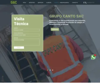 Grupocantoperu.com(Grupo Canto) Screenshot