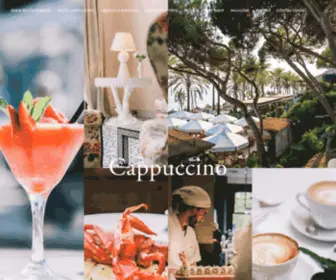 Grupocappuccino.com(Cappuccino Grand Café) Screenshot