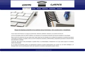 Grupocarper.com(GRUPO CARPER) Screenshot