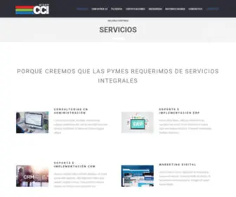 Grupocci.biz(Servicios) Screenshot