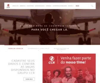 Grupoccr.com.br(Rodovias) Screenshot
