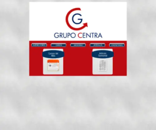 Grupocentra.com(Grupo Centra) Screenshot