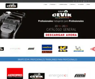 Grupocevik.es(Grupo Cevik) Screenshot