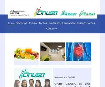 Grupocinusa.es(Grupo CINUSA) Screenshot