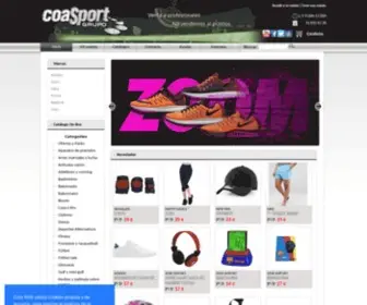 Grupocoas.com(Mayoristas deportes) Screenshot