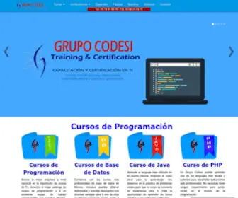 Grupocodesi.com(Cursos de programación) Screenshot