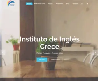 Grupocrece.com.ar(Instituto de Inglés Crece) Screenshot