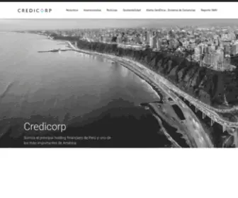 Grupocredicorp.com(Grupo Credicorp Perú) Screenshot