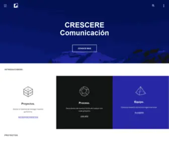 Grupocrescere.com(Agencia de Relaciones Públicas en Guatemala) Screenshot